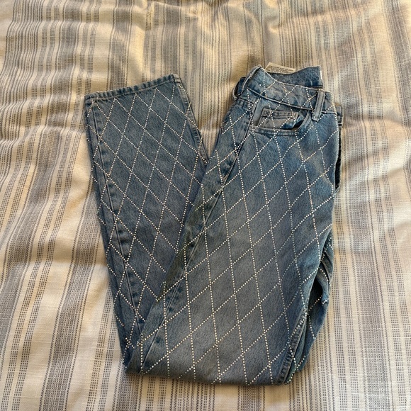 Zara Light Blue Straight Leg Jeans - Picture 10 of 12